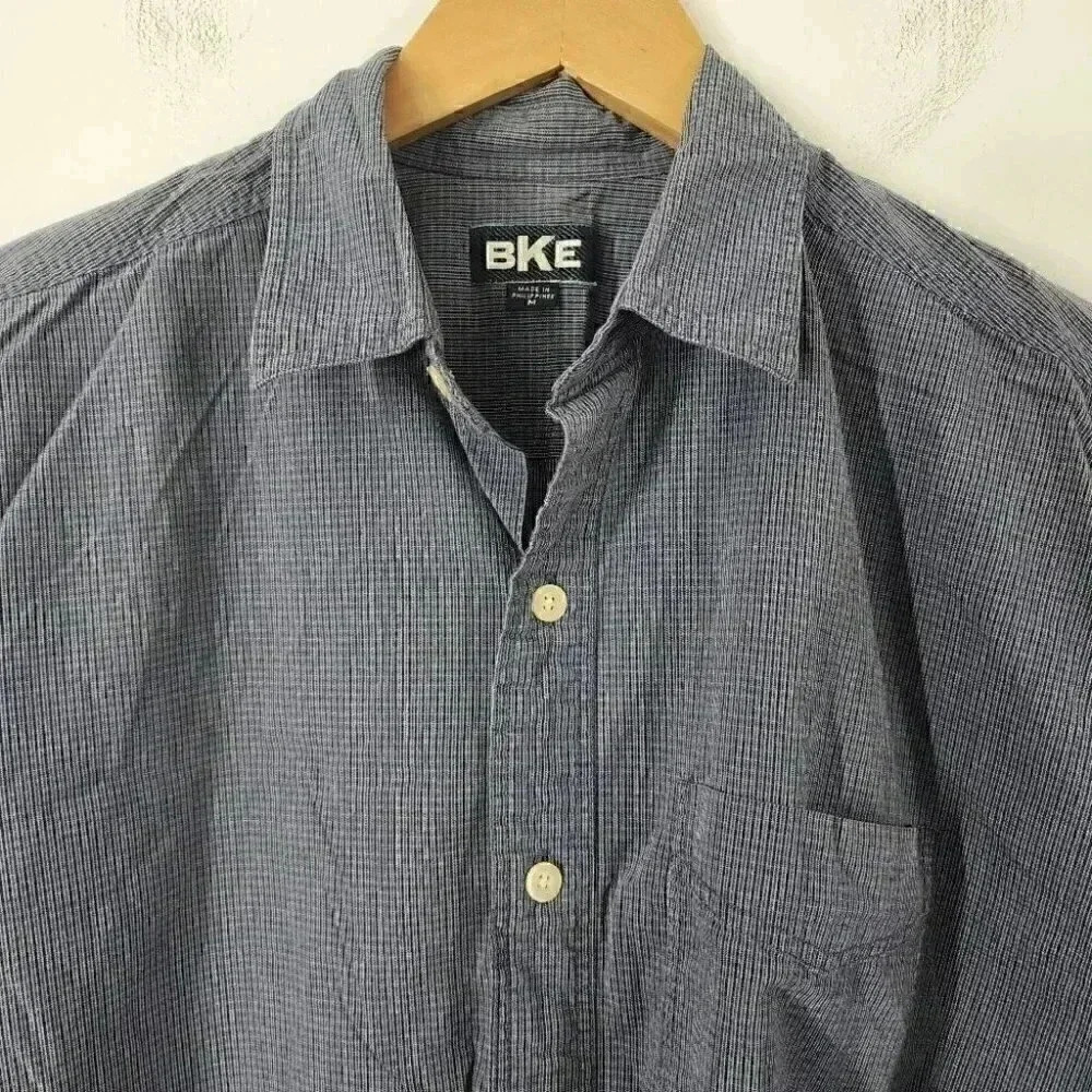 BKE Button Down Long Sleeve Casual Men's Shirt M